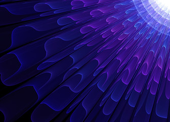 Obraz premium Fractal Pellucid Floral Background - Fractal Art 