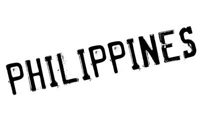 Philippines stamp. Grunge design with dust scratches. Effects can be easily removed for a clean, crisp look. Color is easily changed.