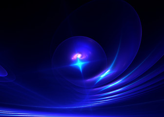 Fractal Glowing Sphere  - Fractal Art