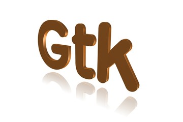 Programming Term - Gtk  - GIMP ToolKit - 3D image