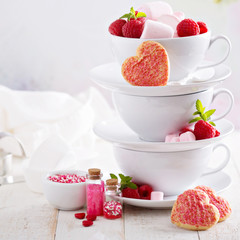 Valentines day sweets concept