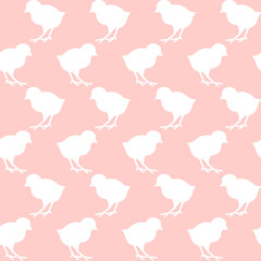 Tiling spring background. Holiday wrapping paper, vector design