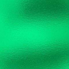 Green foil texture background