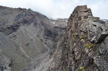 Rocky Terrain on Mt Ruapehu, New Zealand