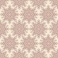 Gordijnen Arabic, islamic, indian seamless pattern © jelisua88