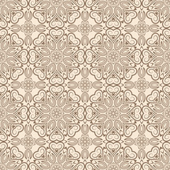 Arabic, islamic, indian seamless pattern
