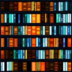  Continuous  bookshelf pattern  