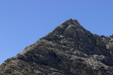 Scorci panoramici delle montagne viste dal vaccarone