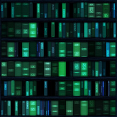  Continuous  bookshelf pattern  