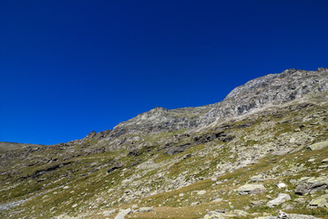 Scorci panoramici delle montagne viste dal vaccarone