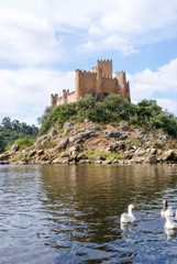 Almourol Castle, Santarém, Portugal 