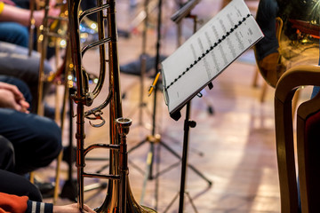 Classic instrument trombone