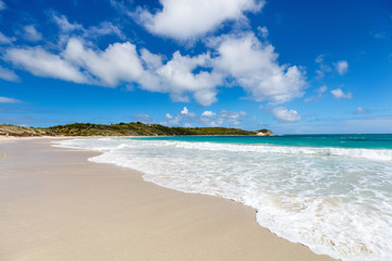 Idyllic beach at Caribbean