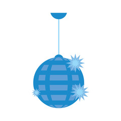 disco ball party icon design, vector illustration