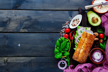 Tasty Vegetarian Sandwich