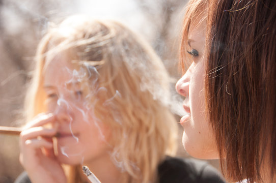 Sharing A Cigarette