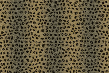 Continuous pattern of natural fur