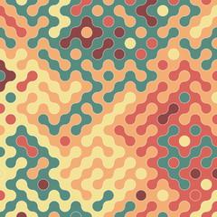 Retro halftone background - vector illustration 