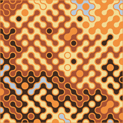 Retro halftone background - vector illustration 