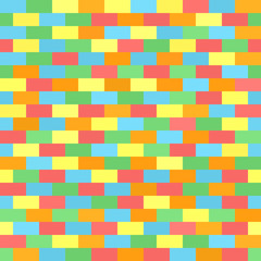 Rectangle pattern. Seamless vector brick background