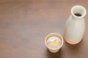 金箔とお酒