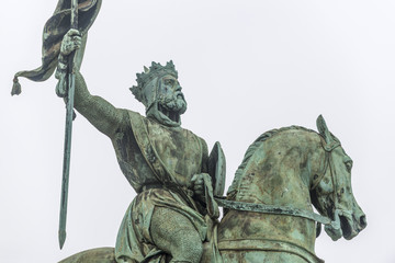 Fototapeta premium Godfrey of Bouillon in Brussels, Belgium