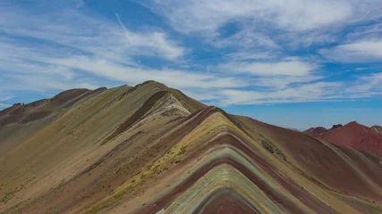 Foto op Canvas Montaña arcoiris, Peru. © luisfeerctz