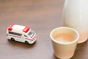救急車とお酒
