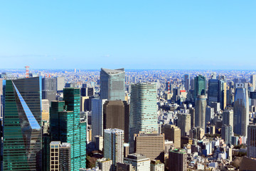 Naklejka premium 東京・都市風景