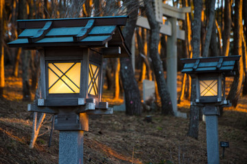 Fototapeta na wymiar japanese lanterns