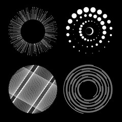 Various Circles for Design Project - vector set