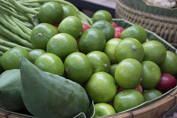 Green lime.
