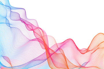 Wave futuristic  structure   - vector illutration 