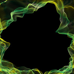  Wave futuristic  structure   - vector illutration 