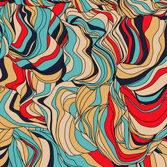 Retro weave background - vector illustration 