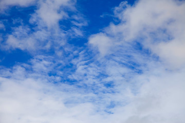 Fototapeta premium Blue sky with clouds.