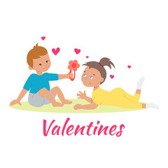 Couple in love vector.