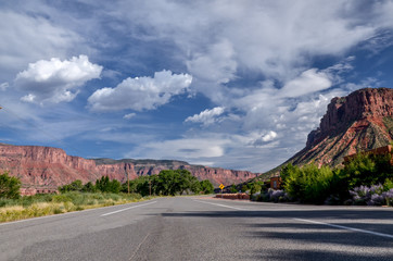 Unaweep-Tabeguache scenic byway entering Mesa Canyon
Gateway, Mesa County, Colorado, USA