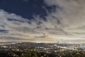 Los Angeles City Night View