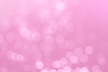 Abstract defocused lights pink tone lights background.