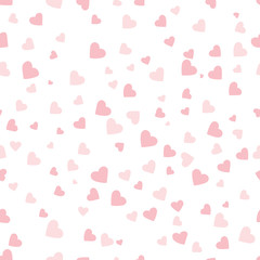 vector hearts. seamless pattern