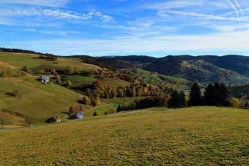 Hiking impressions in the Black Forest in Germany