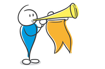 Stick Figure Series Blue / Ankündigung