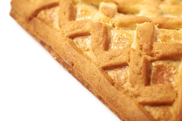 Sweet pastry bun isolated