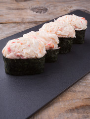 Traditional japanese gunkan