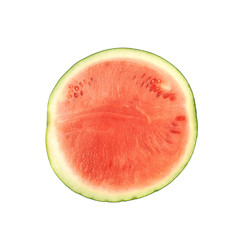 Half of a watermelon isolated