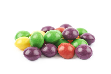 Pile of colorful chewing candies