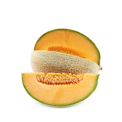 Sliced cantaloupe melon composition