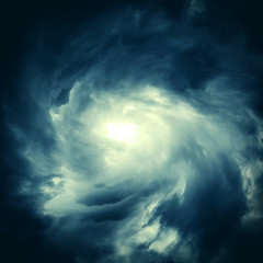 Cloudscape with Ray of Light