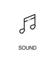 Sound flat icon